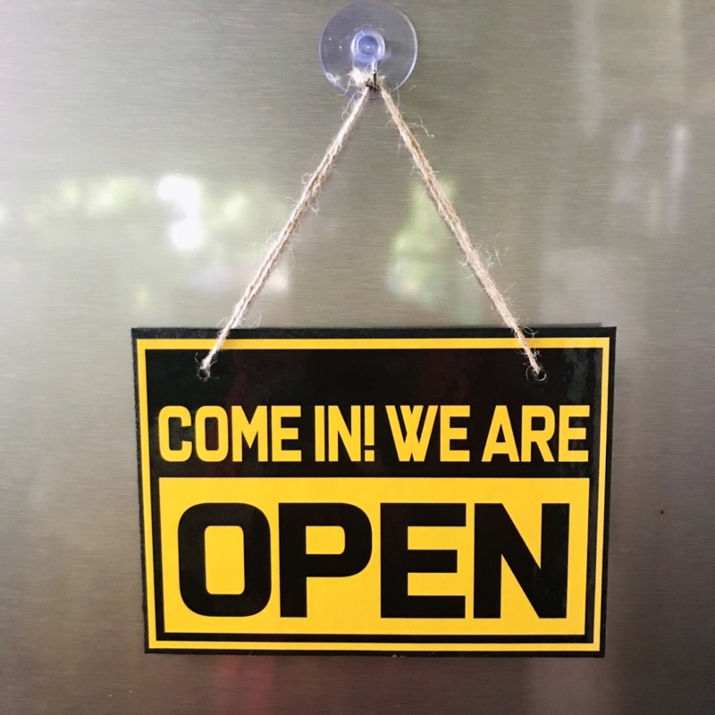 OPEN CLOSED Signboard | Personalized Customized OPEN and CLOSE Signage ...