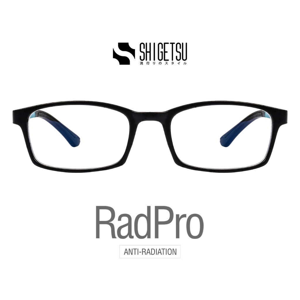 ♚Shigetsu Eyewear KIMITSU RadPro Eyeglasses in Black Turquoise Blue