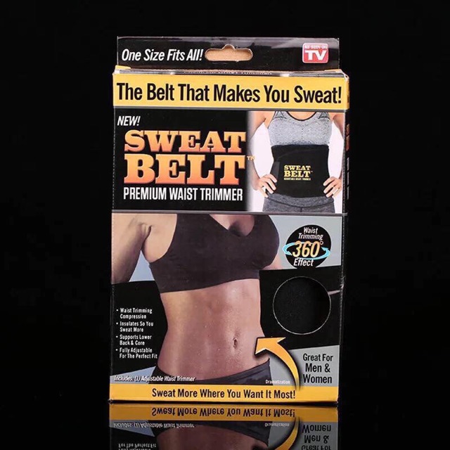 Sweet Sweat Premium Waist Trimmer Xtra Coverage - Black, XXL (60 X 11 In) - Neoprene, Latex-Free