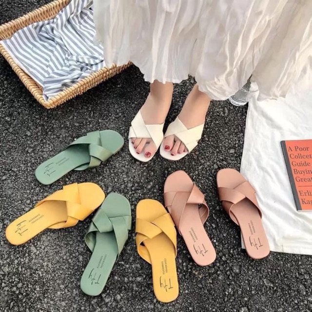 Twisted Slippers (4 Colors) | Shopee Philippines