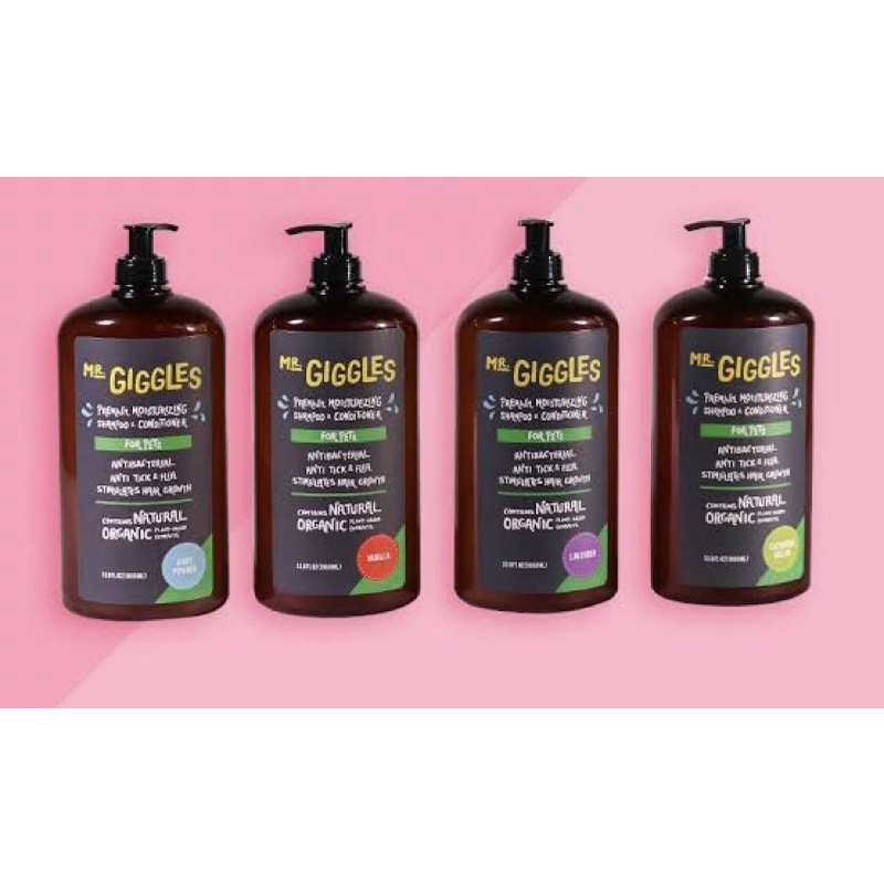 Mr. Giggles Shampoo & Conditioner for Dog and Cat 1000ml Shopee