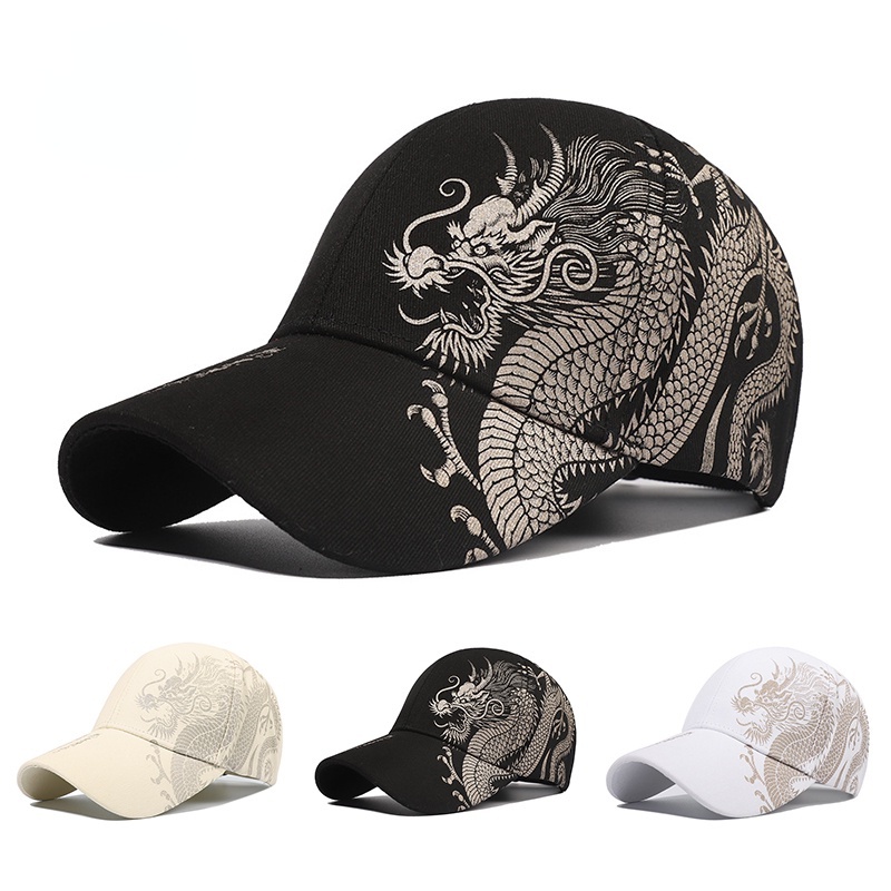 Hip Hop baseball cap man brand designer caps men Outdoor Fashion Dragon Hat Men s Sun Cap Shopee Philippines