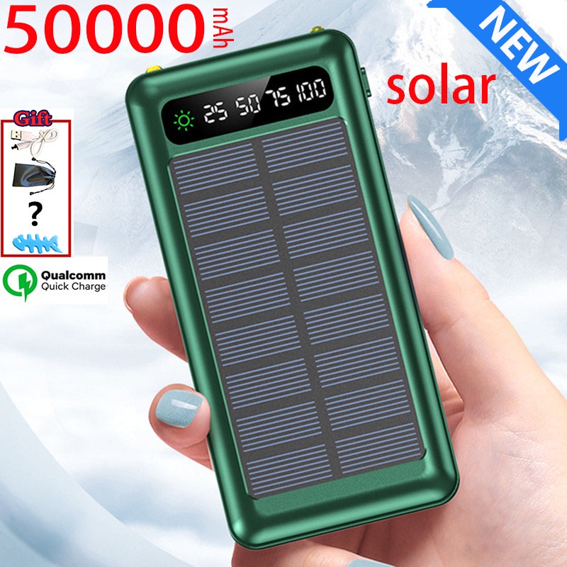 PowerBank Solar 100% Original Power Bank 50000mah Charging Quick Charge ...