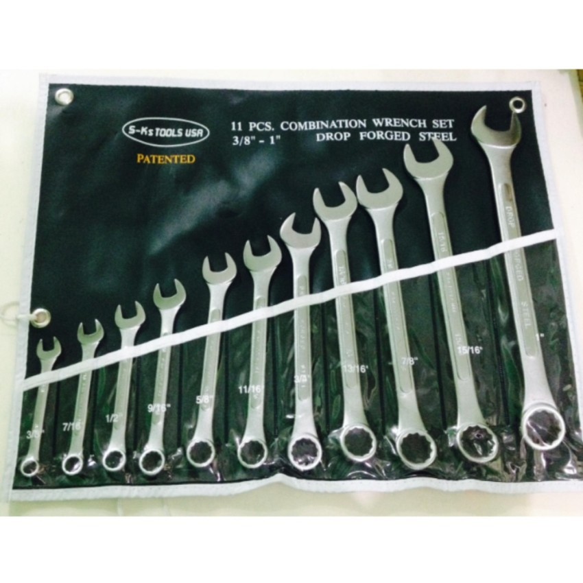 SKs TOOLS USA 11pcs. COMBINATION WRENCH SET 3/81 Shopee Philippines