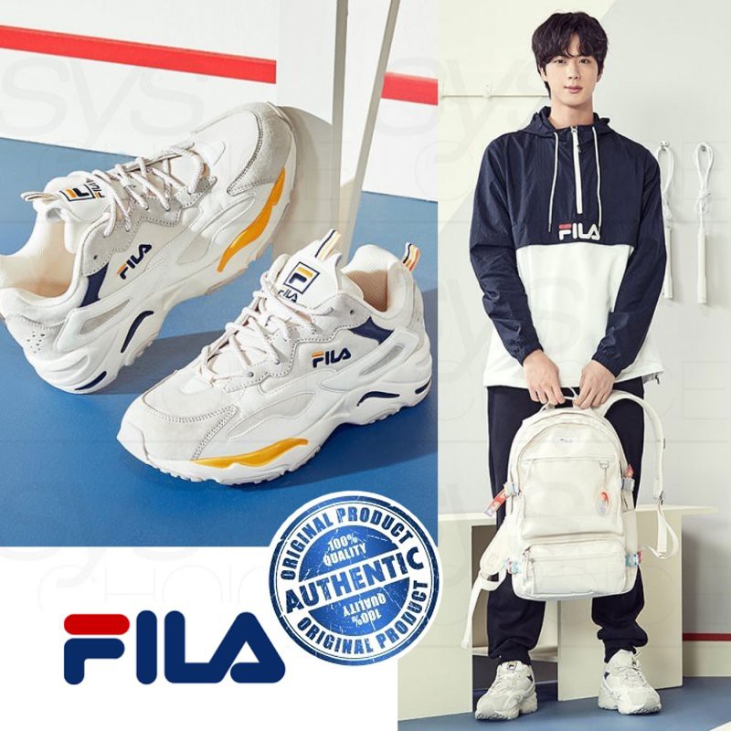 Fila ray yellow best sale blue