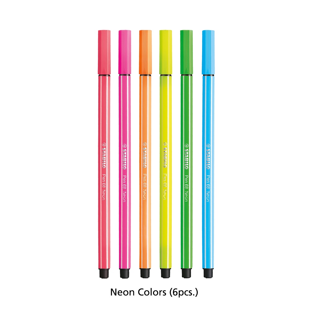 STABILO Pen 68 Fiber Tip Pen Color Shade Set Stationery Set for