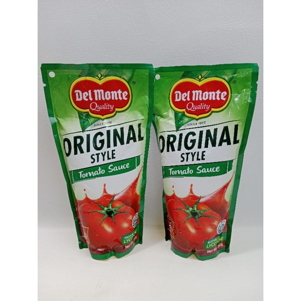 Del Monte Tomato Sauce Original Style 250g Shopee Philippines