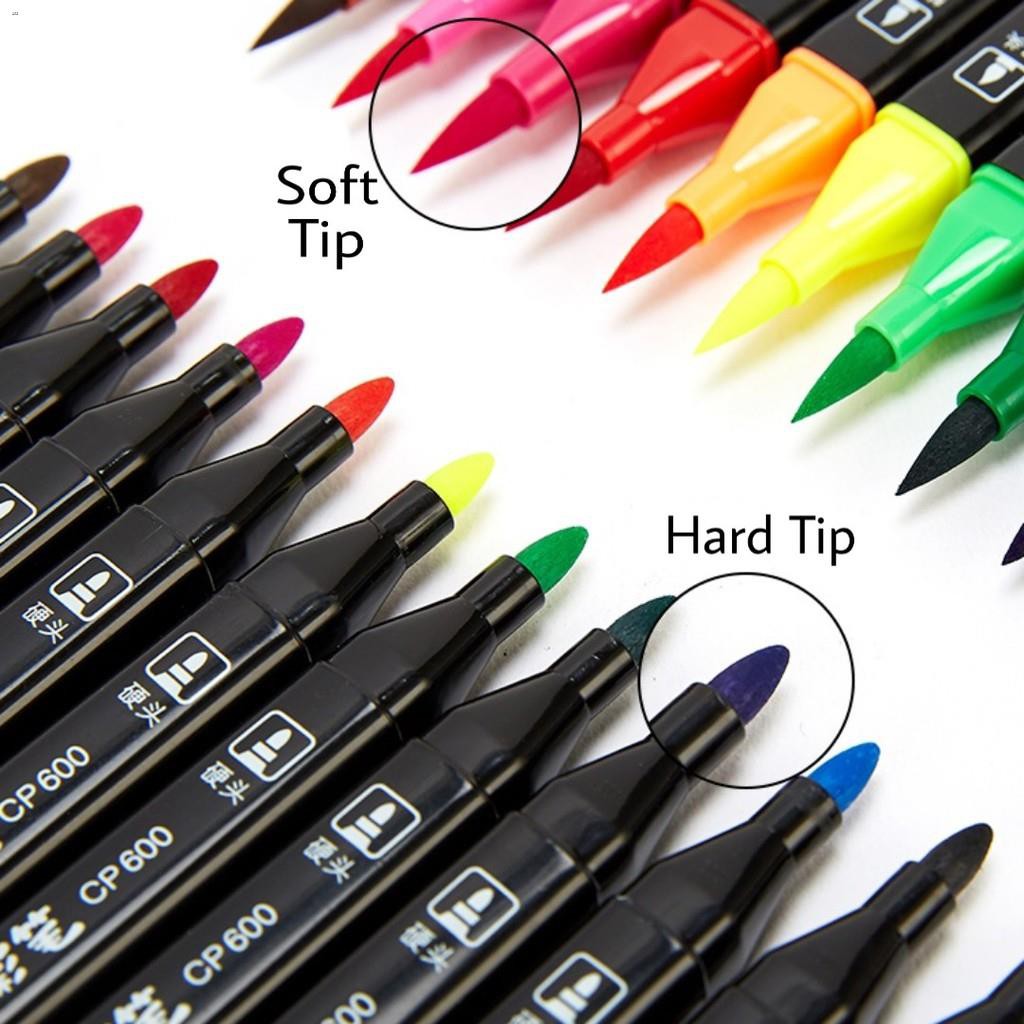 school supplies[#605-12/18/24] DUAL HEAD COLORING BRUSH PEN MARKER ...