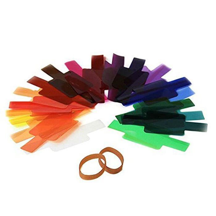Viltrox 20pc Strobist flash Color Gel for flash/Speedlight | Shopee ...