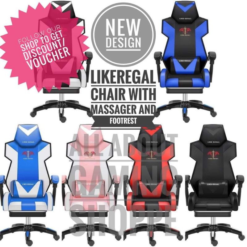 Likeregal gaming 2024 chair shopee