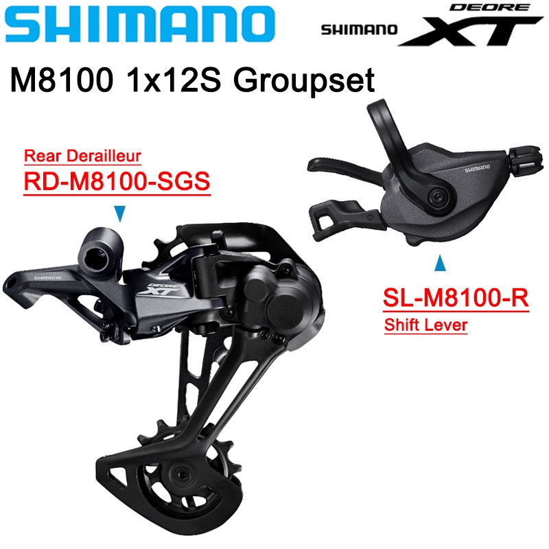 SHIMANO DEORE XT M8100 Groupset 12Speep Mountain Bike XT Groupset 1x12 ...