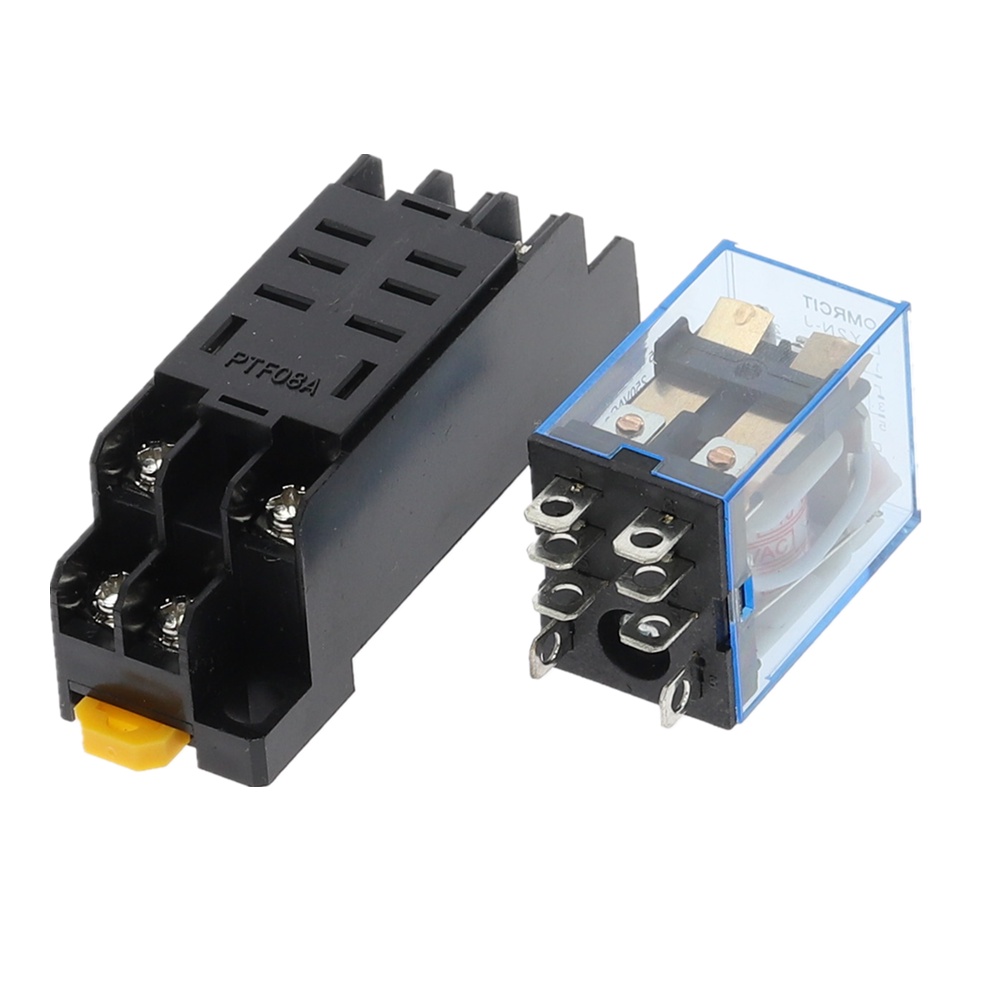 220/240V AC 10A 8PIN Coil Power Relay DPDT LY2NJ HH62P HHC68A-2Z With ...