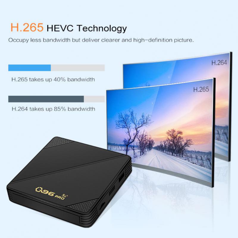 2022 New Q96 PRO Android Video Box 4K Network TV Settop Box TV Box