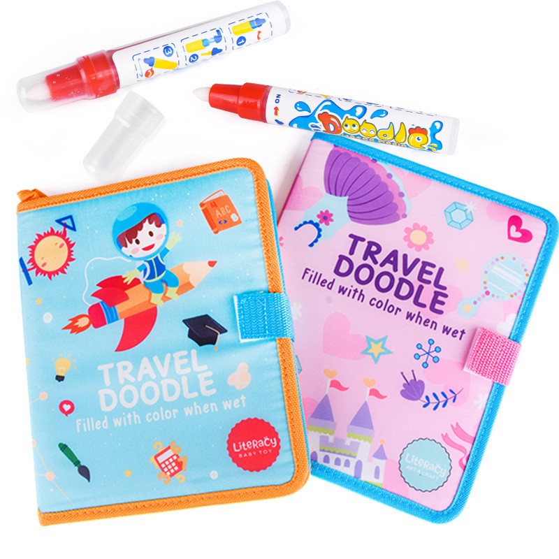 Kids Travel Doodle Aquadoodle Toy Water Doodle Drawing Coloring