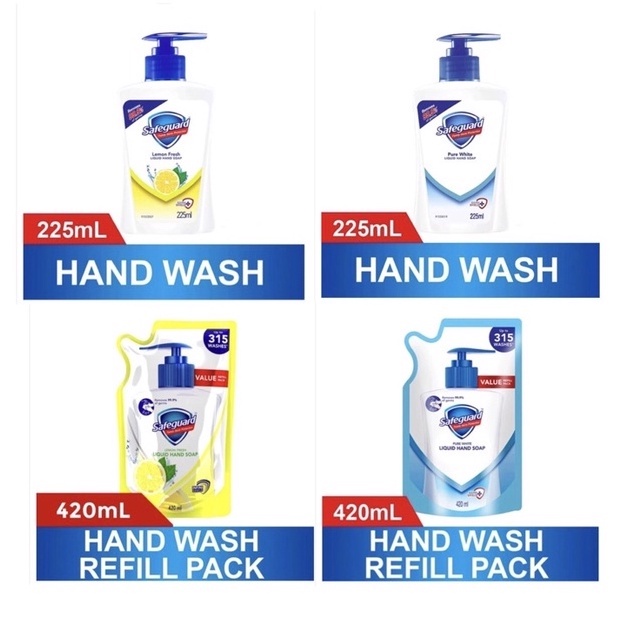 Safeguard Liquid Hand Soap 225ml 420ml Shopee Philippines