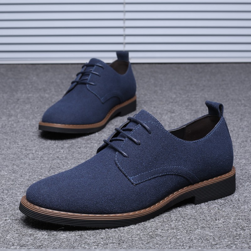 New Big Size Elegant Cool Men Formal Brogues Shoes Size 46 47 48 Business Smart Flat Office Suede Leather Handsome