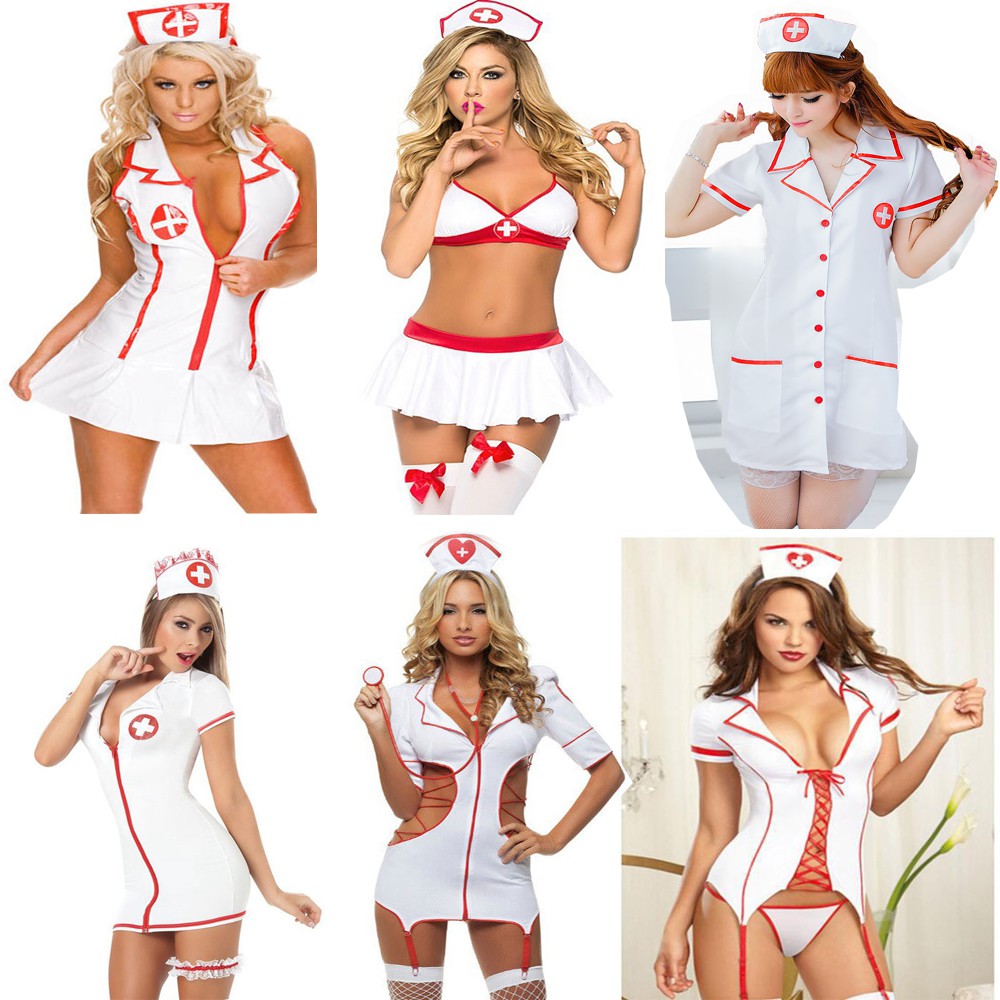 Sexy Erotic Nurse Maid Uniform Costumes Sex Game Lingerie Suit For Adults  Underwear Stockings | Shopee Philippines