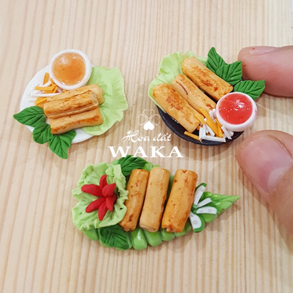 Mini Fried Spring Rolls 01- 1/12 Model | Shopee Philippines