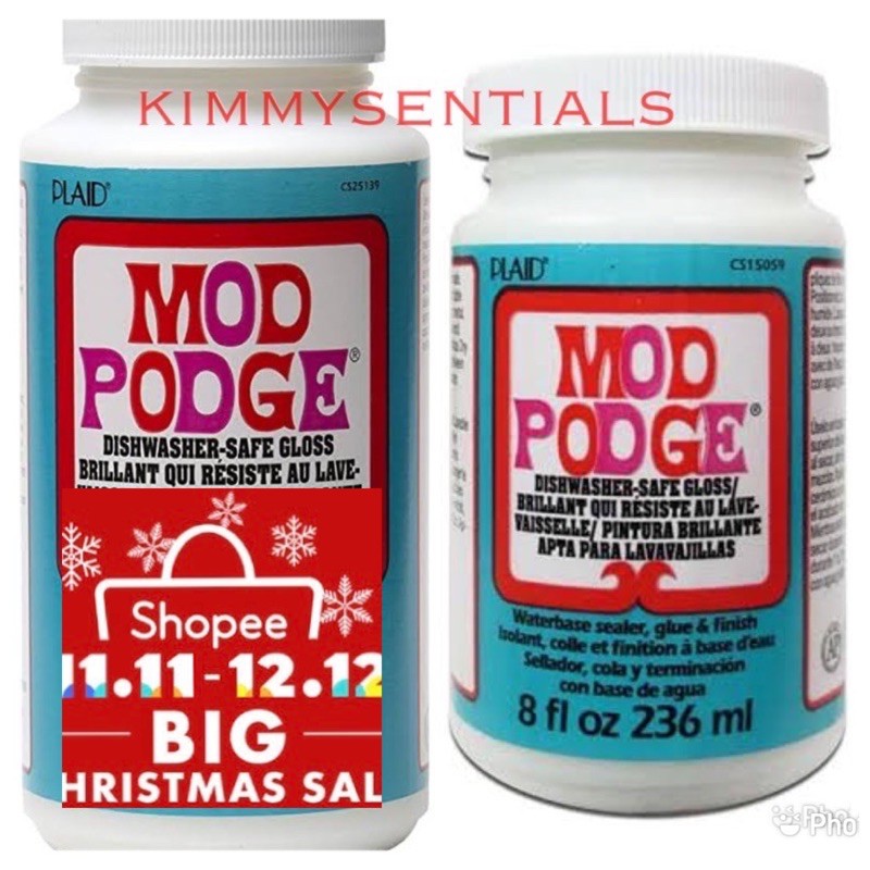 Mod Podge , Dishwasher Safe,8oz,16oz Shopee Philippines