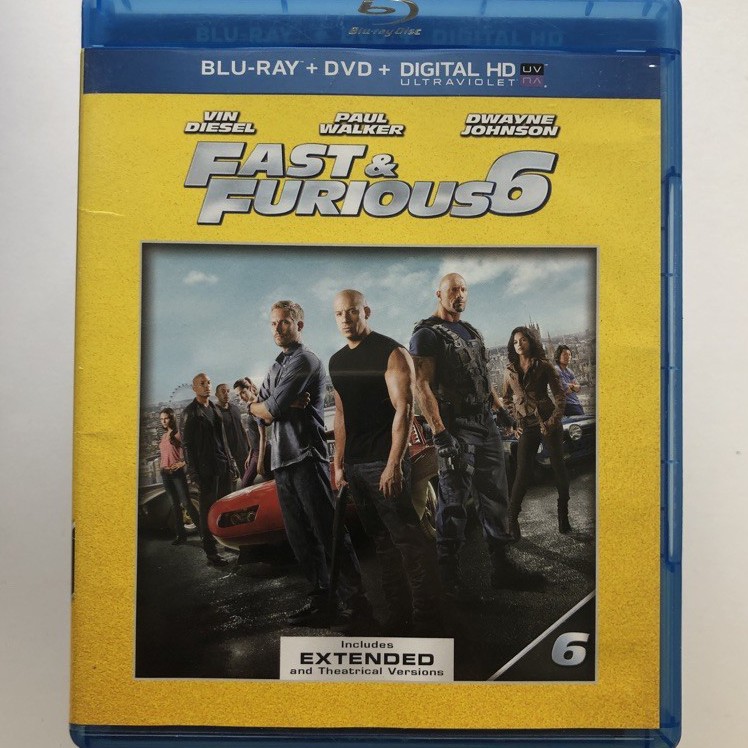 Fast And Furious 6 Blu-ray Movie (Sealed And New, Extended Edition ...