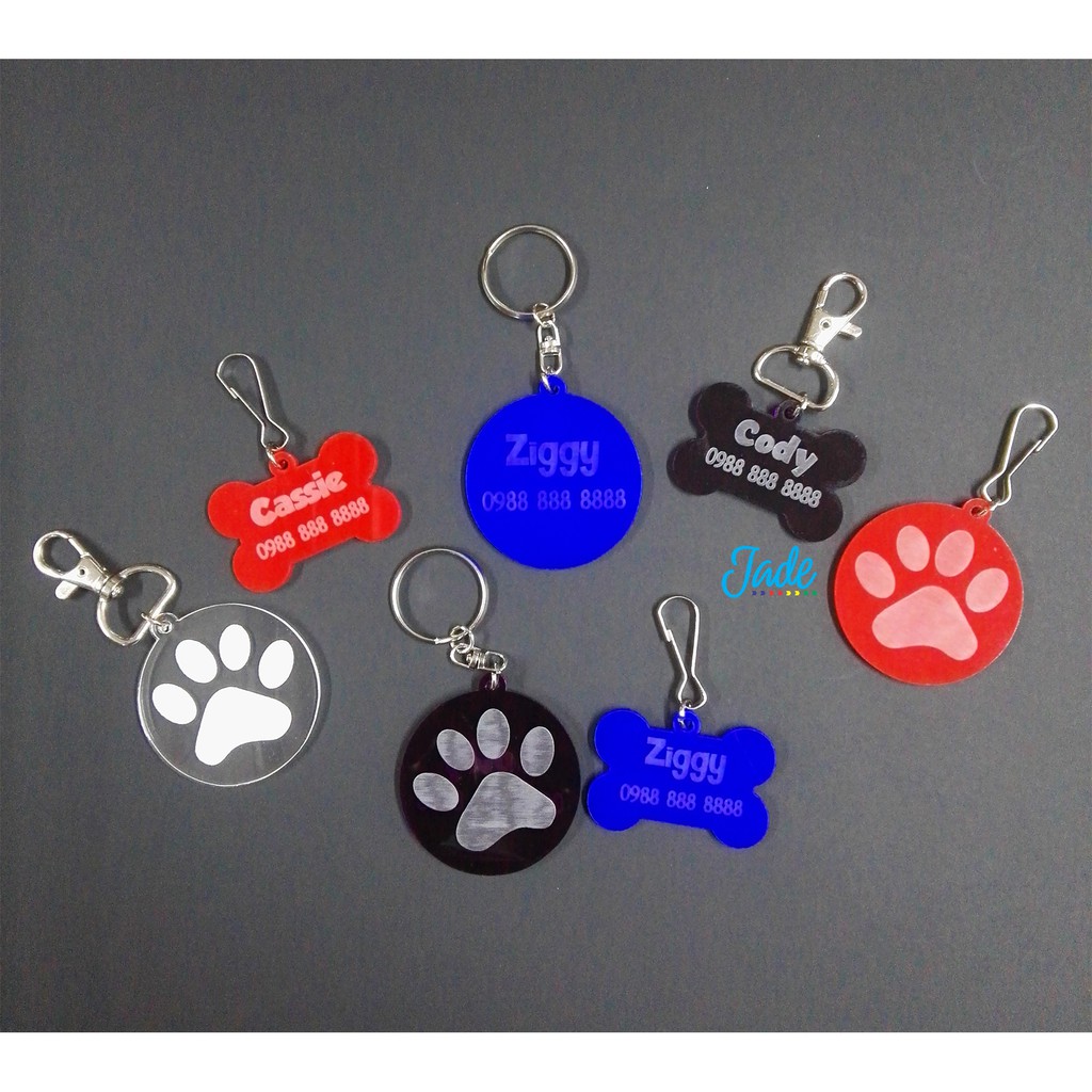 Personalized Dog Tag / Keychains Shopee Philippines