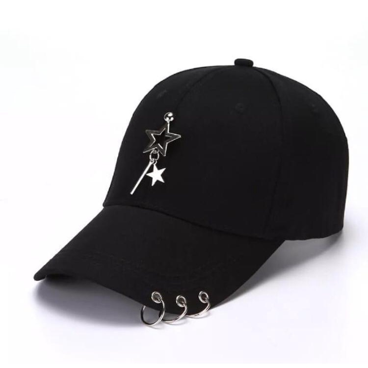 Korean Chain RING Hat Korean Earring Hat Iron RING Hat Korean Chain ...