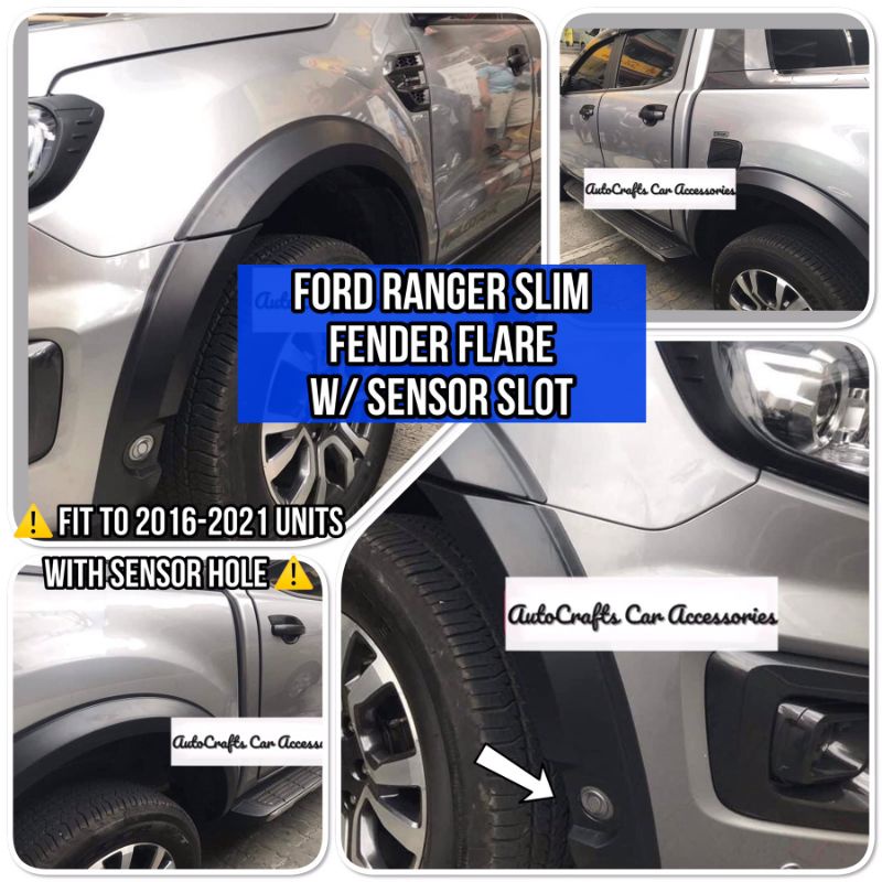 FORD RANGER WILDTRAK 20162022 SLIM FENDER FLARE Shopee Philippines