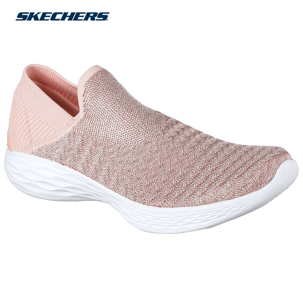 Peach skechers hot sale