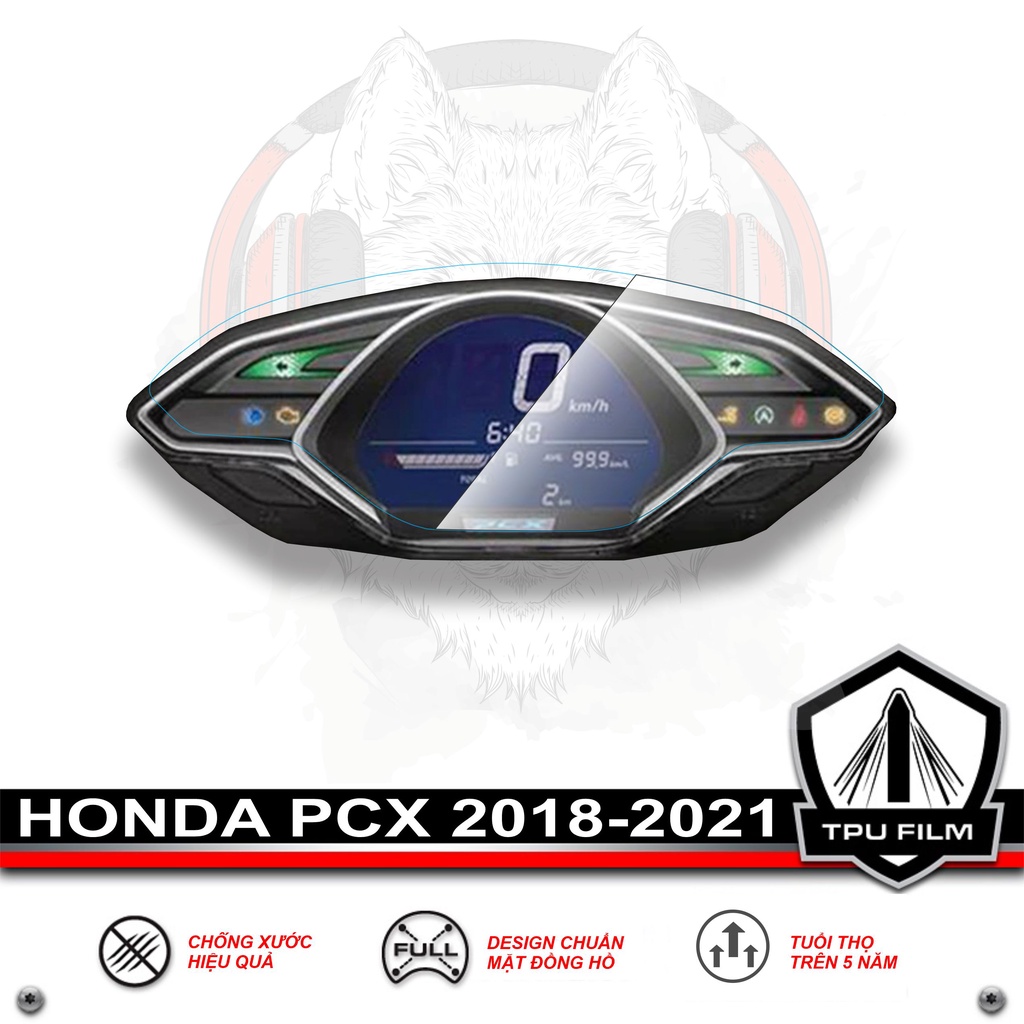 Ppf sticker to protect PCX 2018 to 2021 car dashboard - HONDA PCX ...