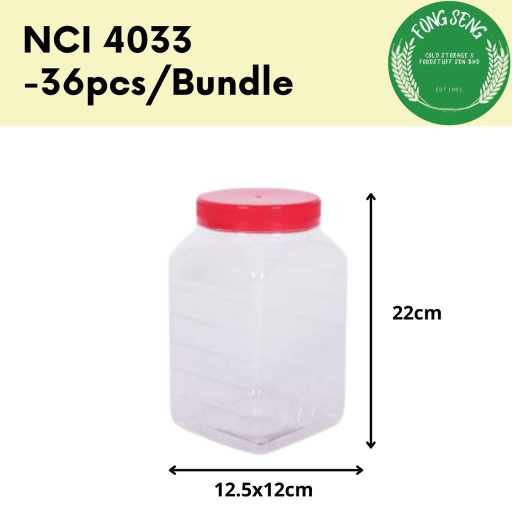 Plastic Containers Nci 4033 36pcsbundle Balang Kuih Raya Shopee Philippines 3161