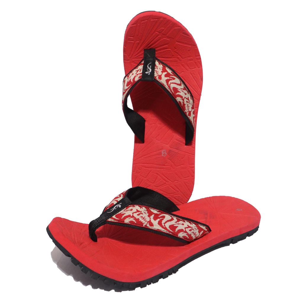 Quality footwear THSAN076 red jaguar strap with red footstep for adult ...
