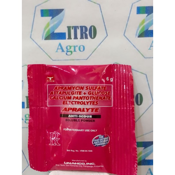APRALYTE 6 GRAMS (ANTI-SCOUR) | Shopee Philippines