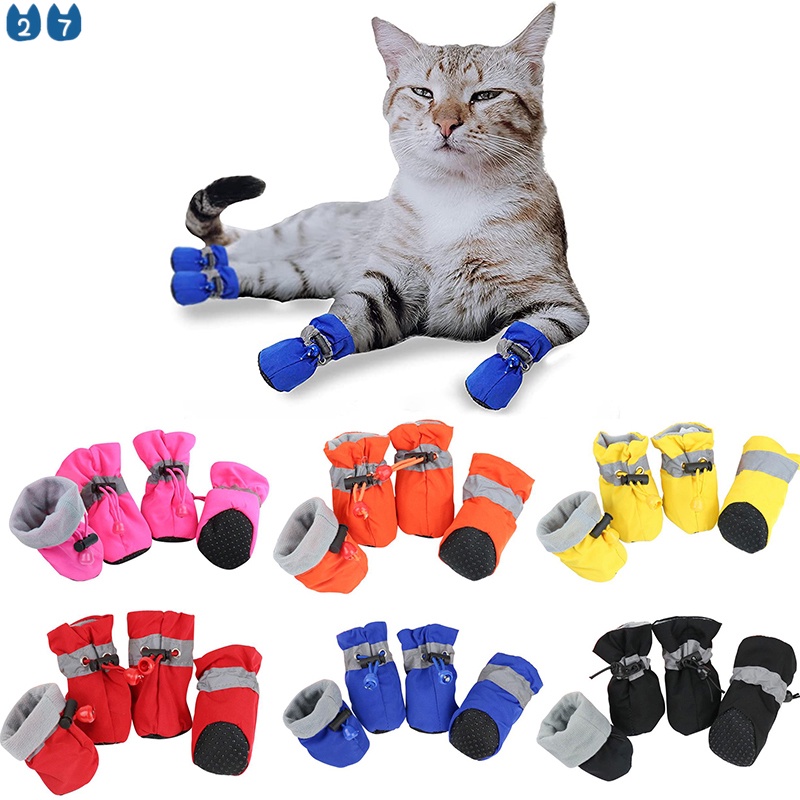 『27Pets』4pcs / Set Cat Walking Waterproof Non Slip Comfortable Indoor ...