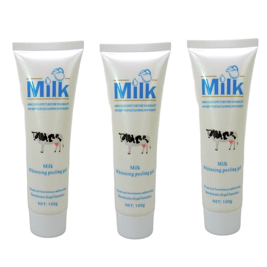 Caimei Milk Whitening and Moistening Peeling Gel Face Beauty Glowing ...