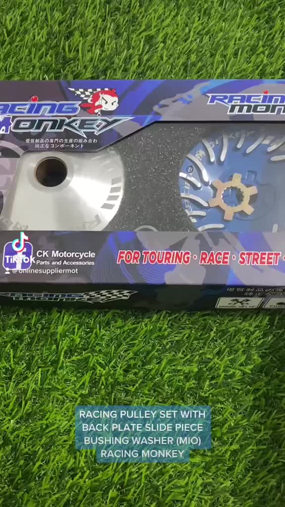 Racing Pulley Set 3 Angle w/ Back Plate Slides Bushing (Mio Sporty ...