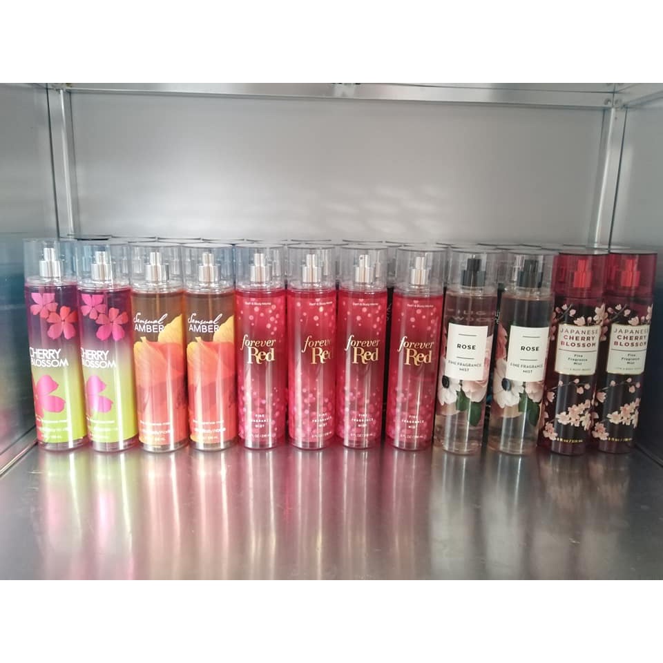 Bath & Body Works FOREVER RED Fragrance Body Spray from USA (236ml