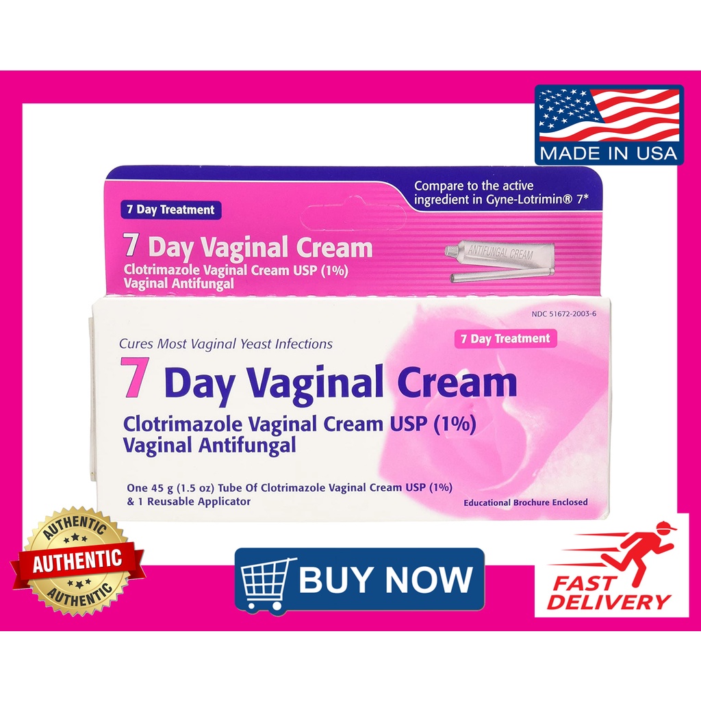 Taro 7 Day Vaginal Antifungal Cream Clotrimazole Vaginal Cream Vaginal