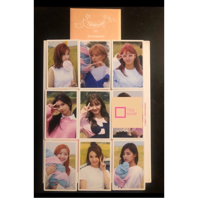 TWICE Twicecoaster Lane 1 Monograph Photocards | Shopee Philippines