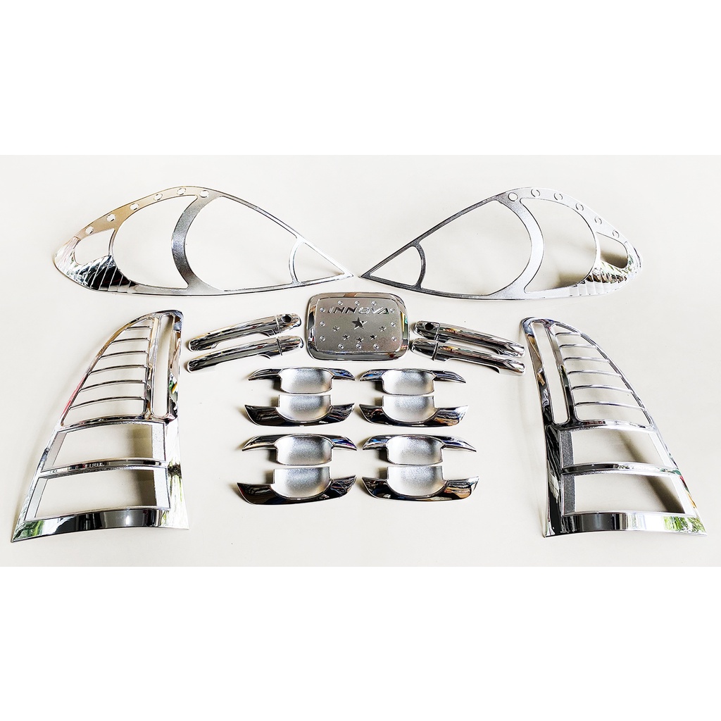 Toyota Innova 2005 to 2008 Chrome Combo Garnish Set Cover | Shopee ...