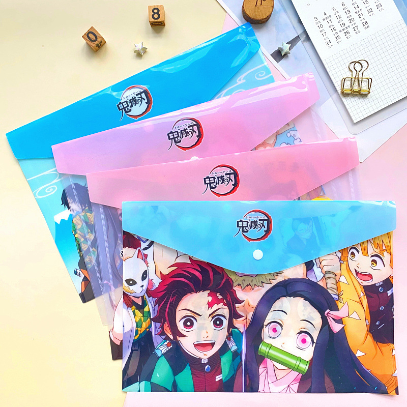 Demon Slayer File Bag Information Bag Q Version Tanjirou Nezuko Snap ...