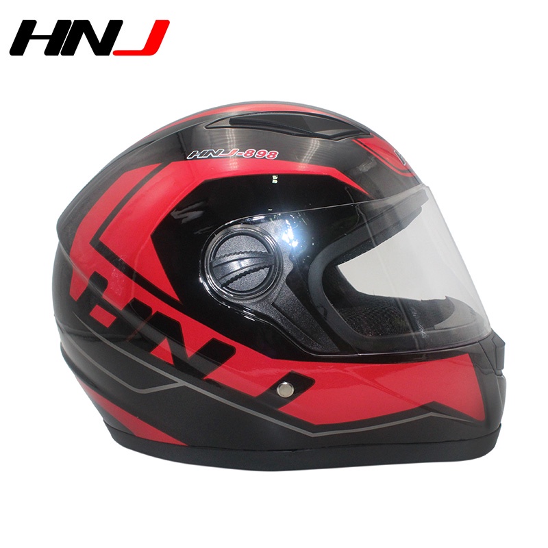 Hnj Ff Men S Full Face Motorcycle Helmet With Transparent Single