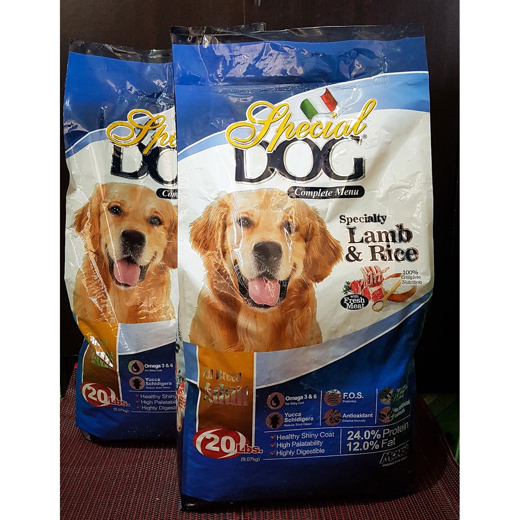 SPECIAL DOG FOOD 9KG Adult Lamb Rice Shopee Philippines