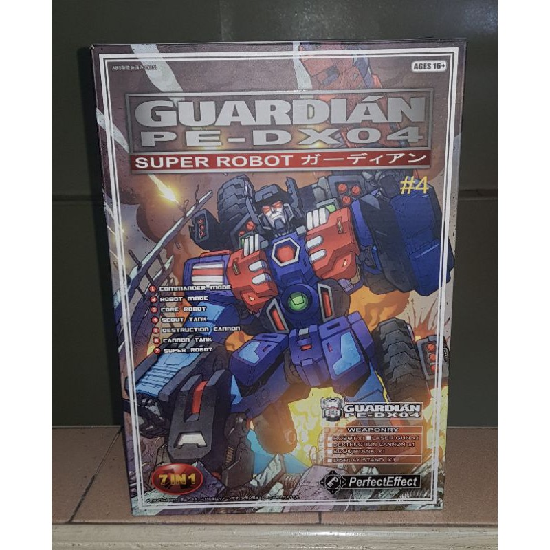 PERFECT EFFECT GUARDIAN PE-DX04 (not fortress maximus) NOT