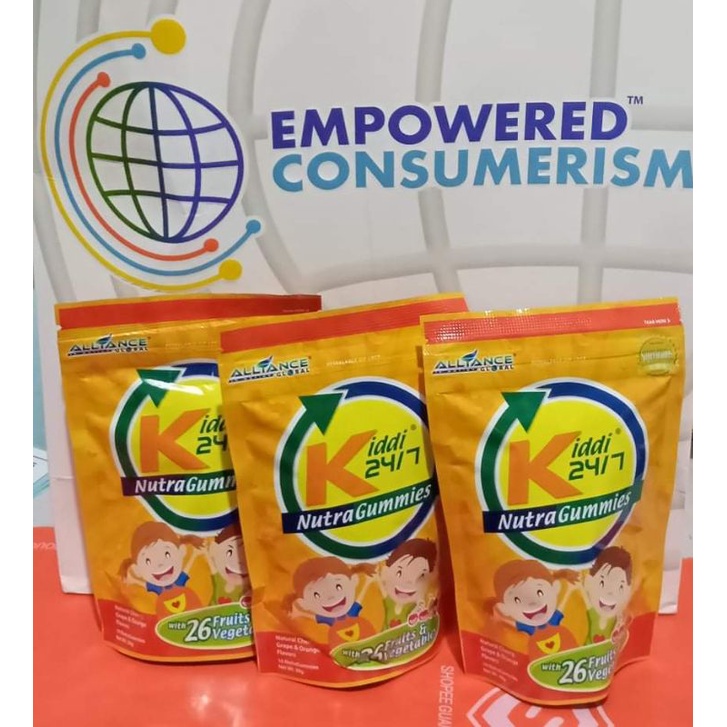 Kiddi 24/7 NutraGummies MultiVitamins (30pc) May 05 2025 Expiration