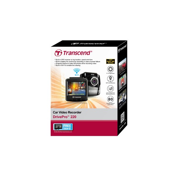 Transcend DrivePro 220 ドライブレコーダー Amazon | Transcend GPS/WiFi 対応ドライブレコーダー 2.4インチ