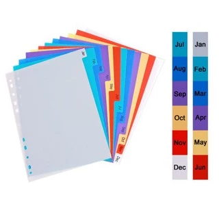 thumbnail image 2 of Binding Supplies Diary Book Sticker Binder Index Separator Binder Index Dividers 2 of 14