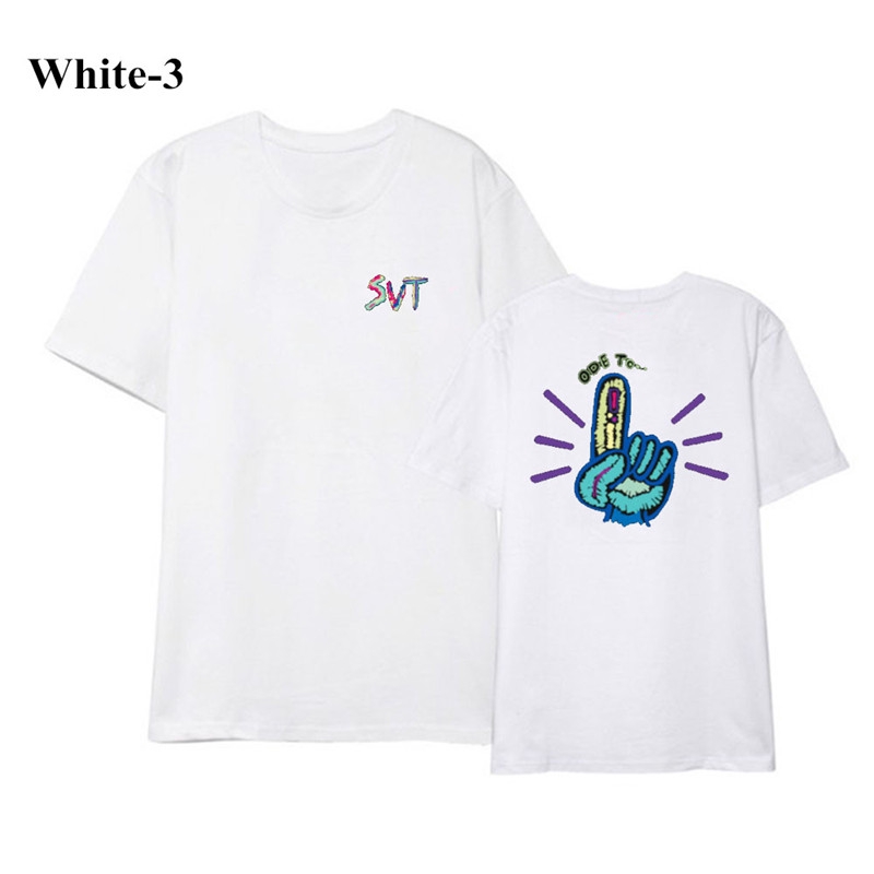 KPOP SEVENTEEN T-Shirt WORLD TOUR ODE TO YOU Concert Short Sleeve
