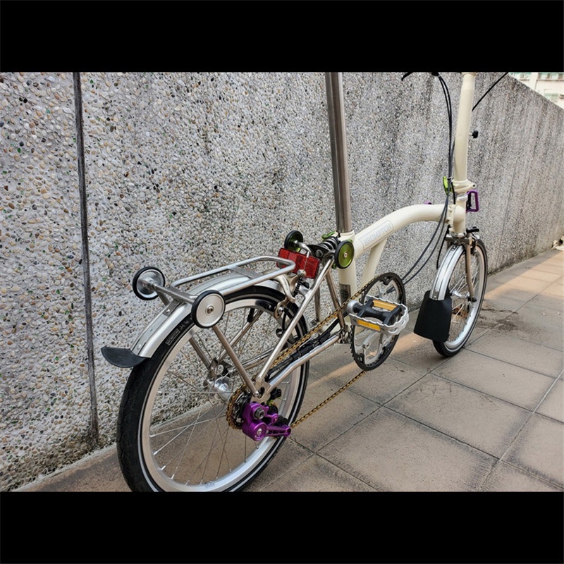 H&H Bike Rear Q Rack for Brompton Folding Bike Aluminum Alloy 6061 Easy ...