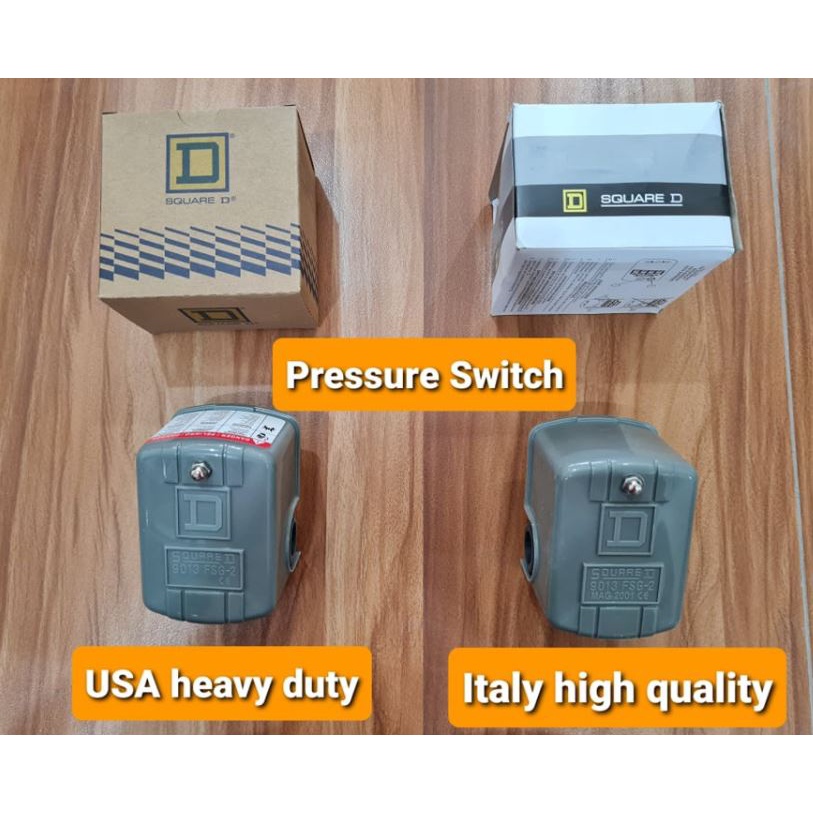 Pressure Switch Square D for Water Pump Automatic Switch Jet Pump Italy