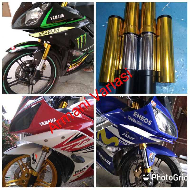 R15 V2 Shock Cover Yamaha R15 V2 Front Shock Cover Shopee